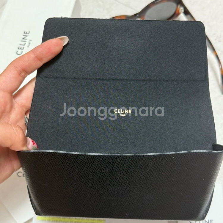 셀린느 아세테이트 트리옹프 01 블론드하바나 선글라스--5