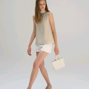 시에 sie 센느 백 타이 블라우스 미스티 올리브 S