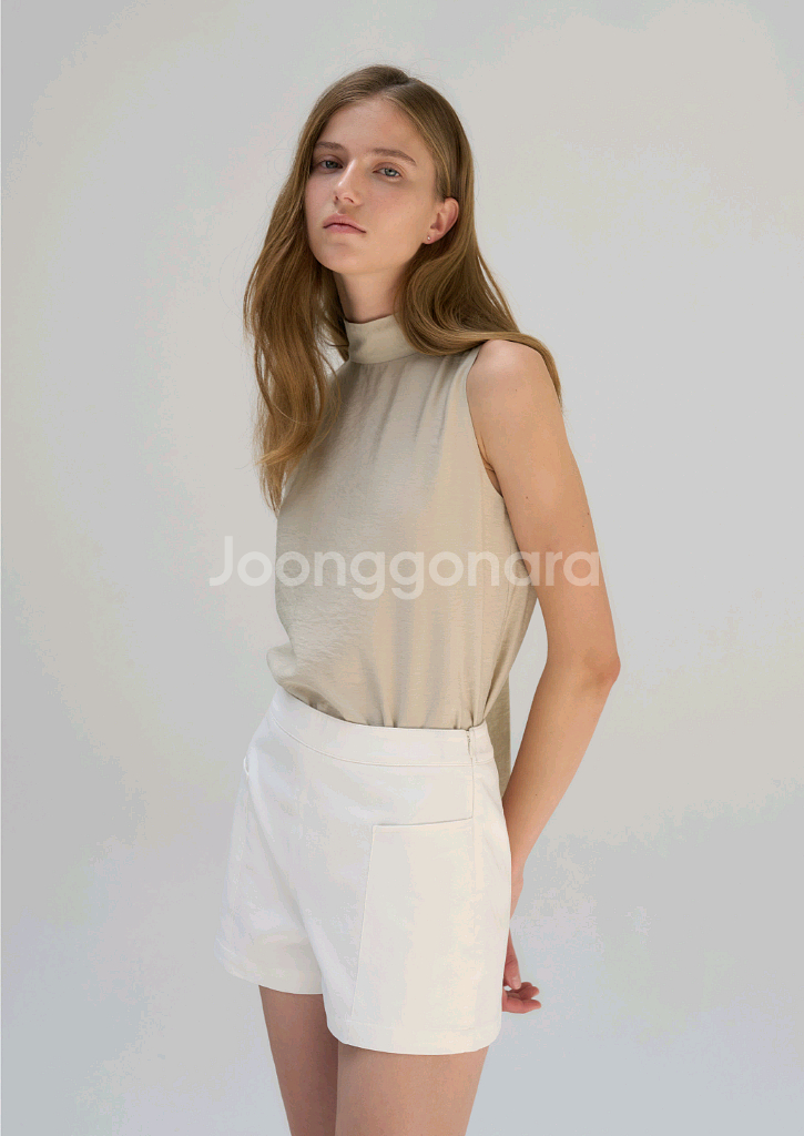 시에 sie 센느 백 타이 블라우스 미스티 올리브 S--1