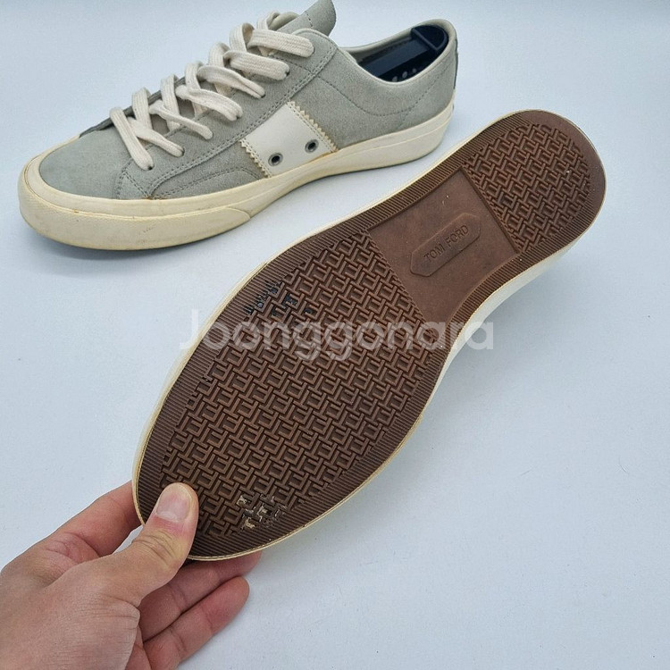 톰포드 캠브리지 스니커즈 그레이 남성 275mm--2