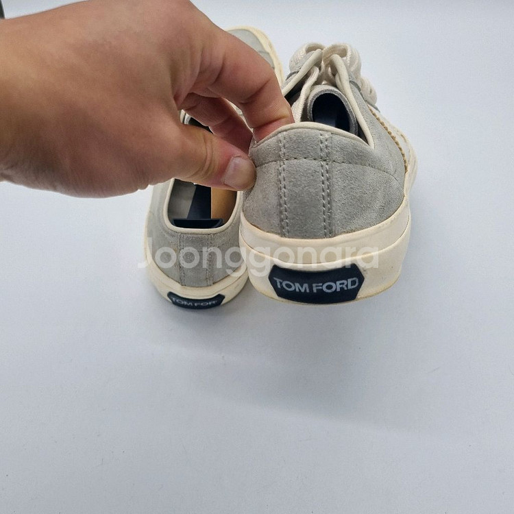 톰포드 캠브리지 스니커즈 그레이 남성 275mm--7
