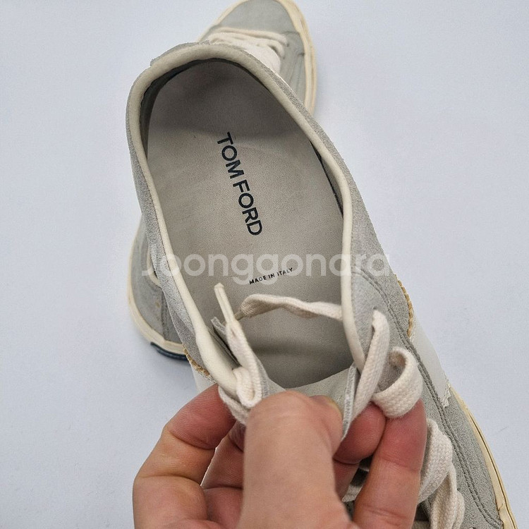 톰포드 캠브리지 스니커즈 그레이 남성 275mm--8