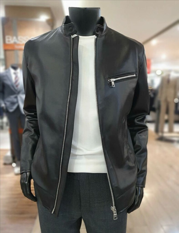바쏘 싱글라이더 가죽자켓 택채새제품 a-2자켓 이미지