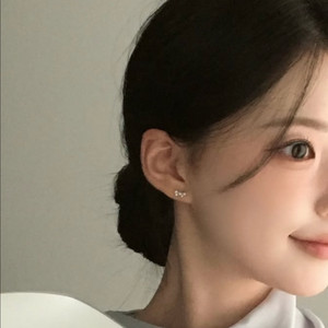 플랜트샵 트리니티 모이사나이트 진주 귀걸이