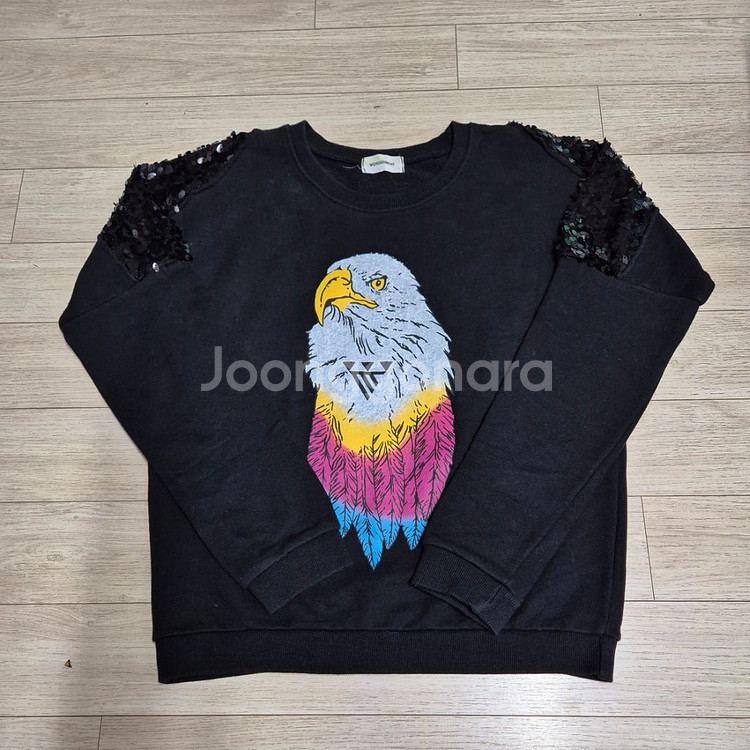 독수리 스팽글 맨투맨--0