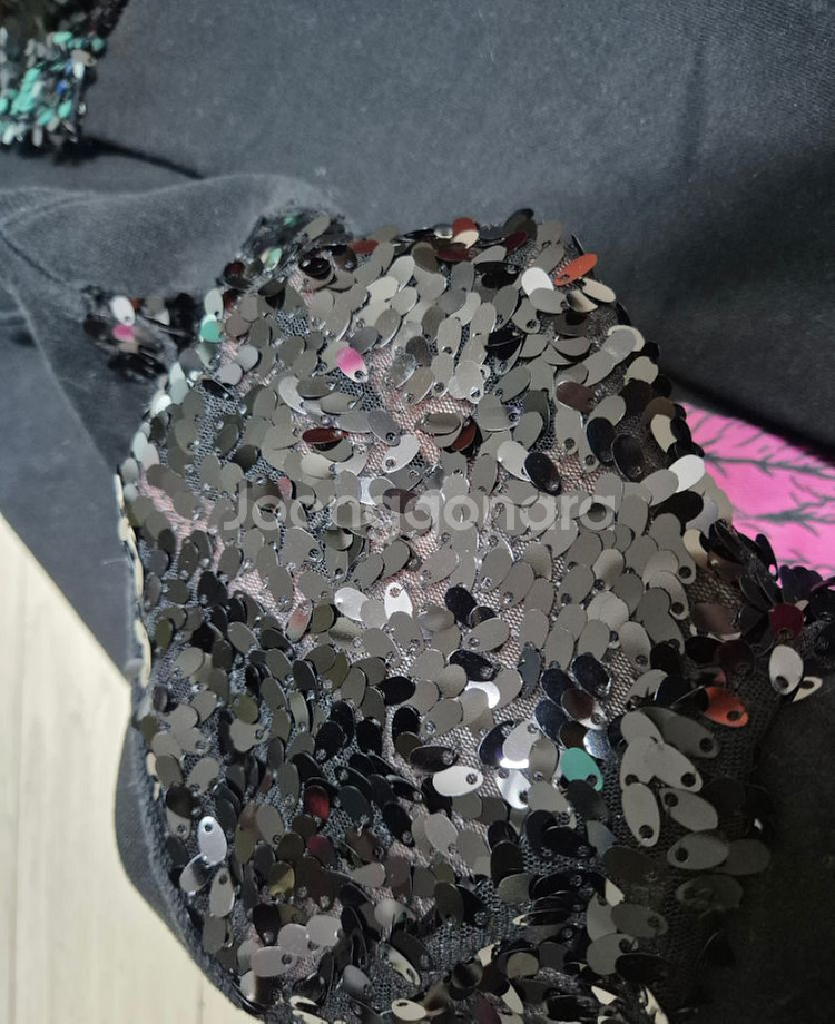 독수리 스팽글 맨투맨--2