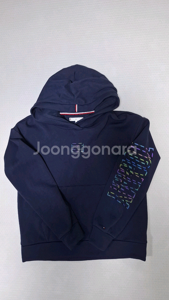 타미힐피거 여성 프리미엄 밍크털 후드티 95--2