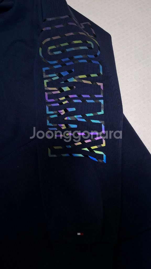 타미힐피거 여성 프리미엄 밍크털 후드티 95--3