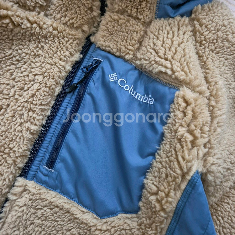 컬럼비아 후리스 집업자켓 뽀글이점퍼사이즈 M--2