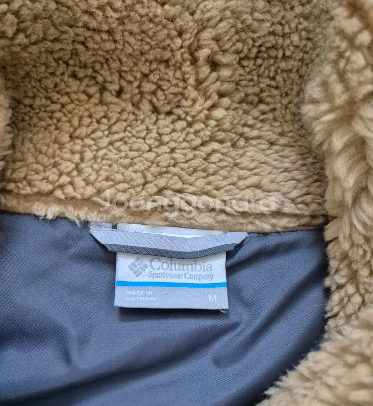 컬럼비아 후리스 집업자켓 뽀글이점퍼사이즈 M--3