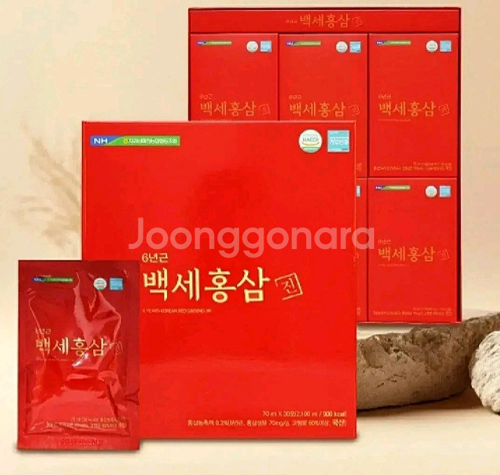 백세홍삼진 70ml30포5박스 150포무료배송--0