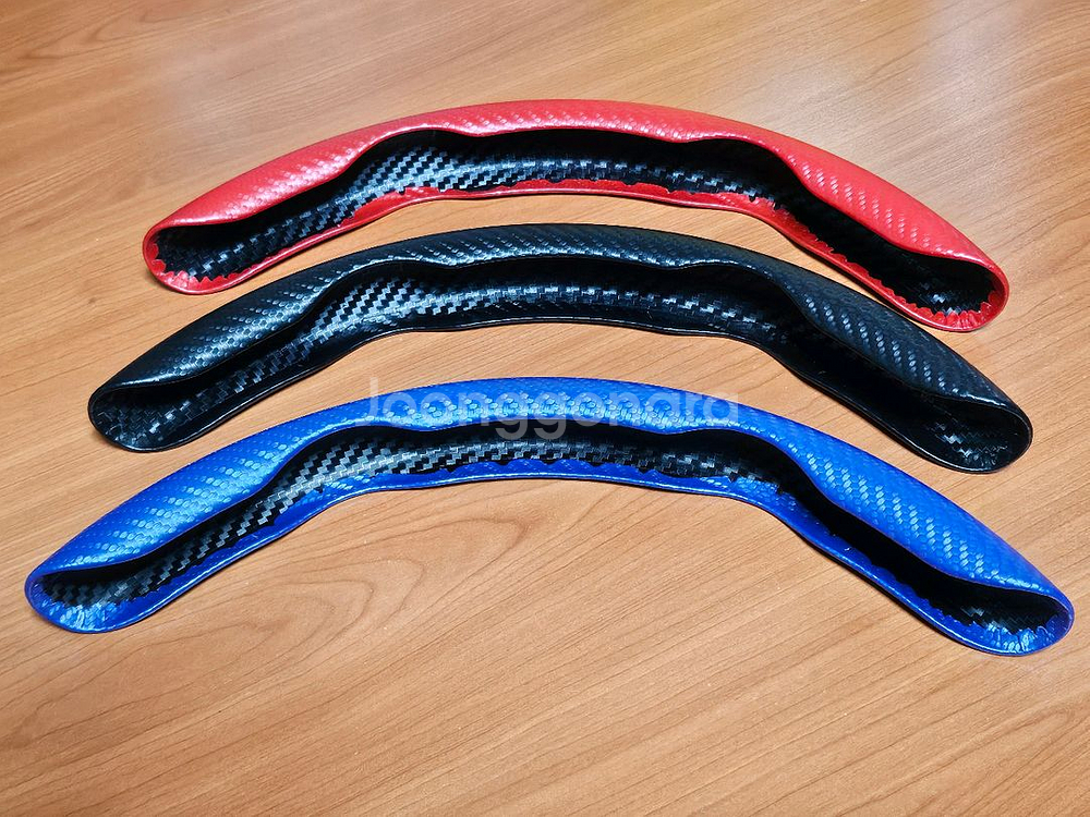 자동차 스티어링휠 카본커버--4