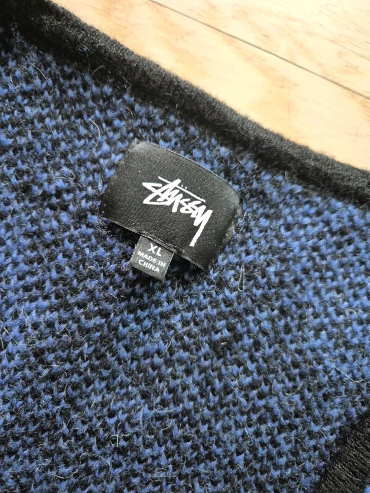 Stussy 스투시 모헤어 마스크 가디건 XL 이미지