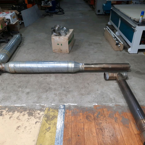 이중 스텐 연통(스텐 150mm/ 스파이럴 250mm