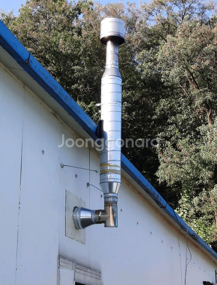 이중 스텐 연통(스텐 150mm/ 스파이럴 250mm--2