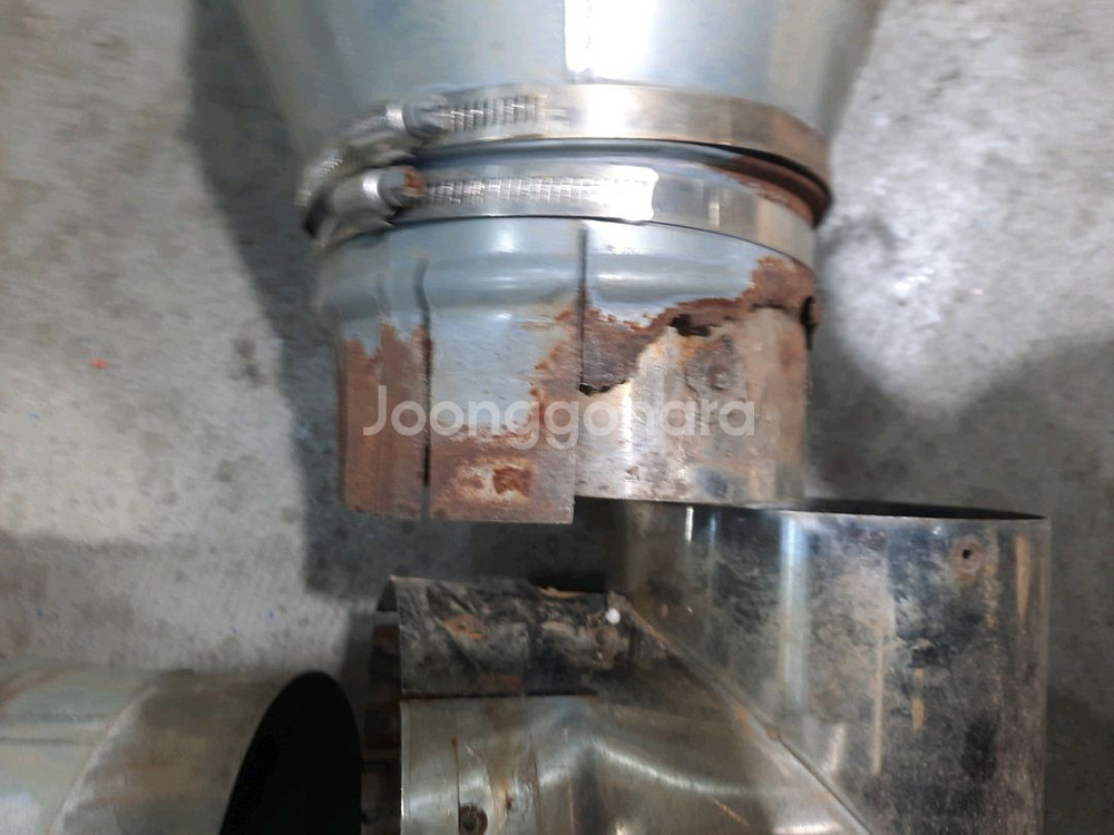 이중 스텐 연통(스텐 150mm/ 스파이럴 250mm--8