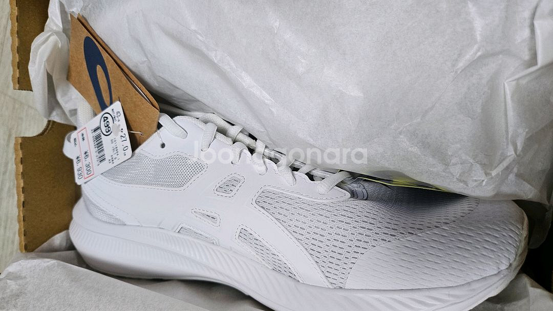 [새상품] 아식스 Jolt 5 흰색 런닝화 270mm--5