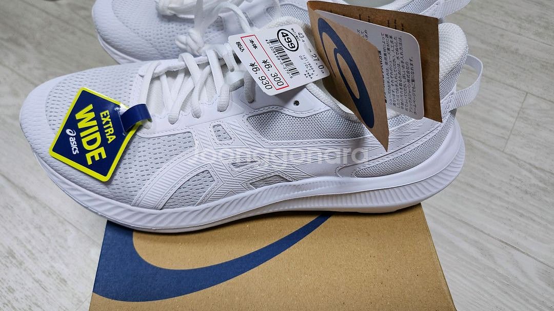 [새상품] 아식스 Jolt 5 흰색 런닝화 270mm--8