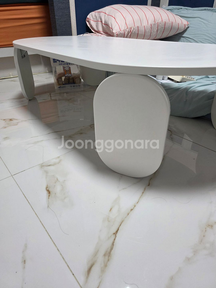 루이스 타원형 접이식 쇼파테이블 1200--1