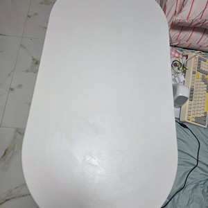 루이스 타원형 접이식 쇼파테이블 1200