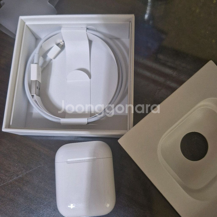 애플 에어팟 2세대 유선충전 무선이어폰--0