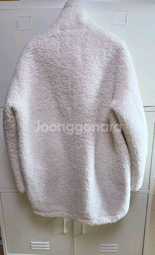 뮤제 리버서블 미들 무스탕 - 아이보리,S--8