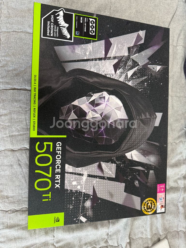 갤럭시 GALAX HOF RTX5070ti D7 16G--0