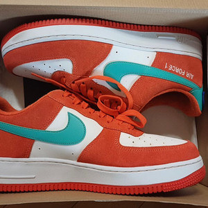 나이키 에어포스1 애슬레틱 클럽 러쉬 오렌지 워시드 틸