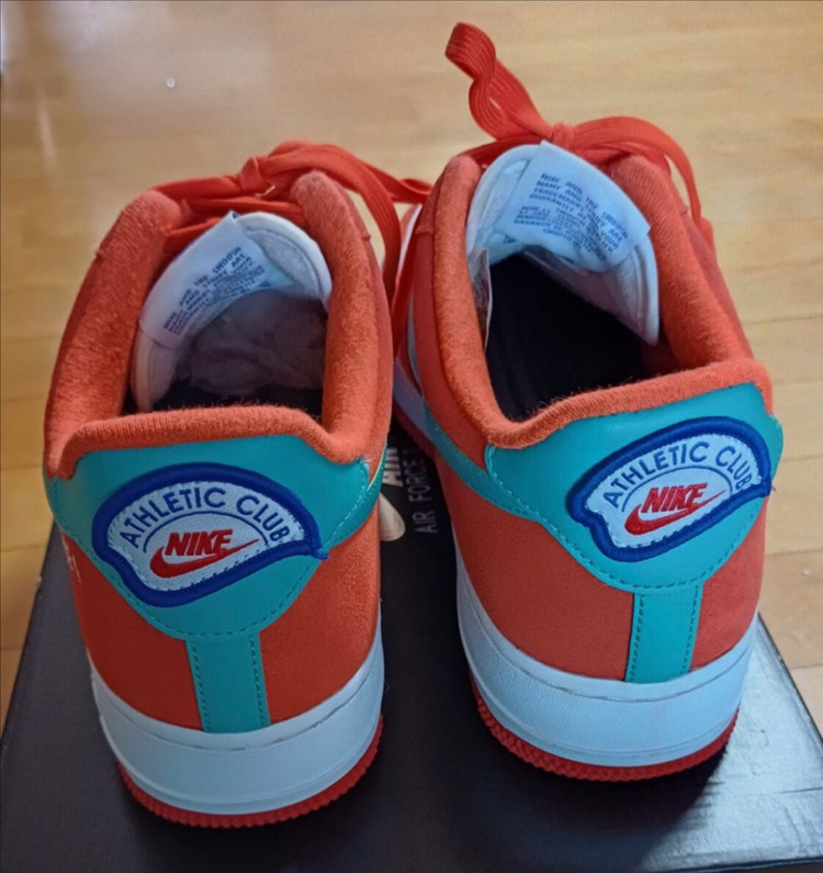 나이키 에어포스1 애슬레틱 클럽 러쉬 오렌지 워시드 틸--3