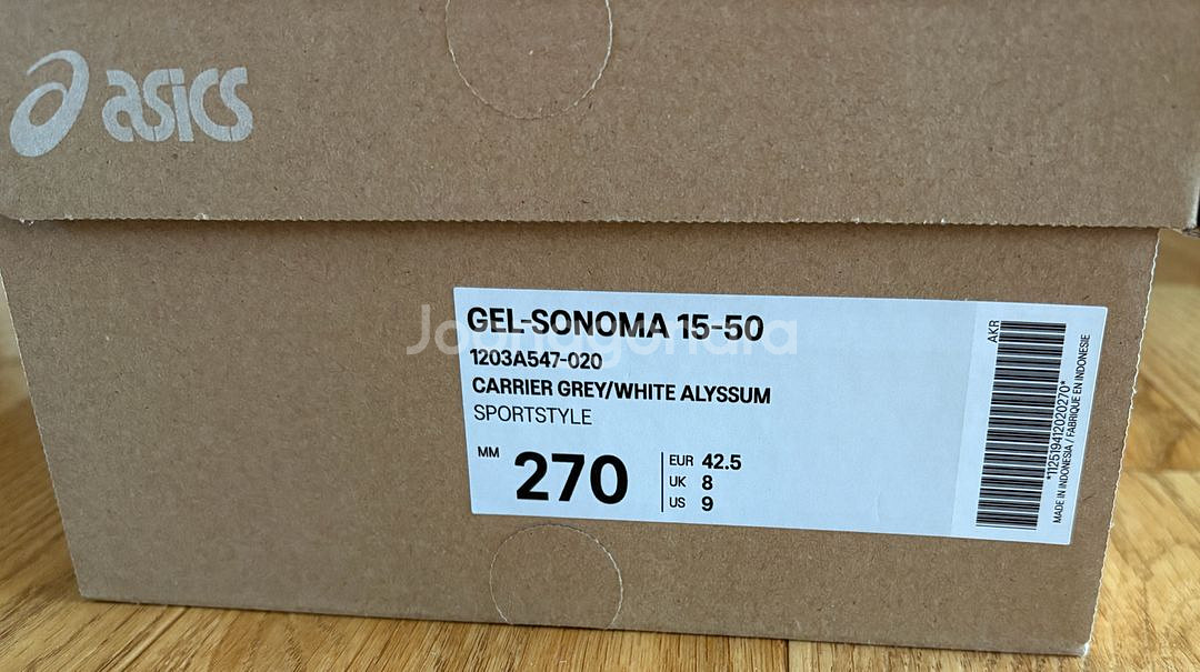 새상품) 아식스 젤 소노마 15-50 270--2