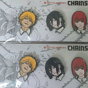 체인소맨 레제 롯데시네마 뱃지 3종