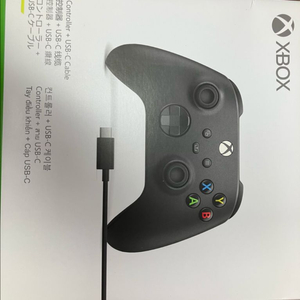 XBOX 무선 컨트롤러 4세대 카본블랙+USB케이블