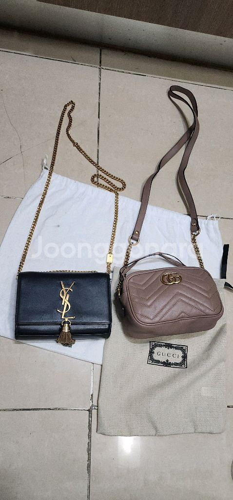 생로랑 체인크로스백/ 구찌 체인크로스백--0