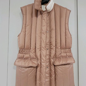 한섬 오브제 양면 패딩 조끼