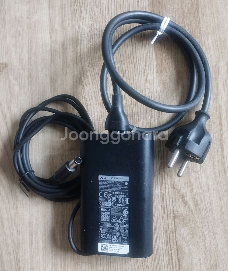 [전원어댑터] 델노트북 65W어댑터/19.5V3.34A--0