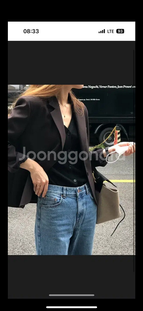 시어드 마튼밀스 하프자켓 다크브라운--0