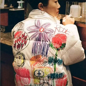 마땡킴X더뮤지엄비지터 덕패딩