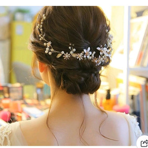 셀프 웨딩 헤어장식 혼주 뒤꽂이