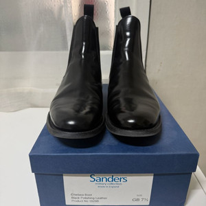 샌더스 밀리터리 첼시부츠 uk 7.5 sanders