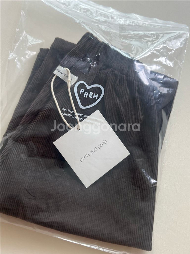 프레앤프레 코듀로이팬츠 브라운 m새상품--2