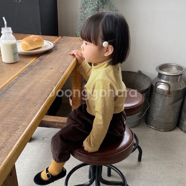 프레앤프레 코듀로이팬츠 브라운 m새상품--1