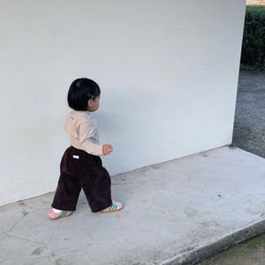 프레앤프레 코듀로이팬츠 브라운 m새상품