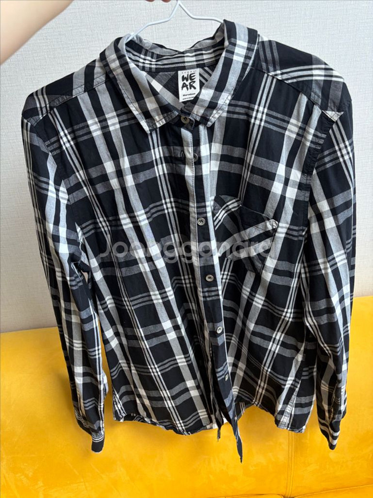 데일리로도 좋은 체크 줌바 남방--1