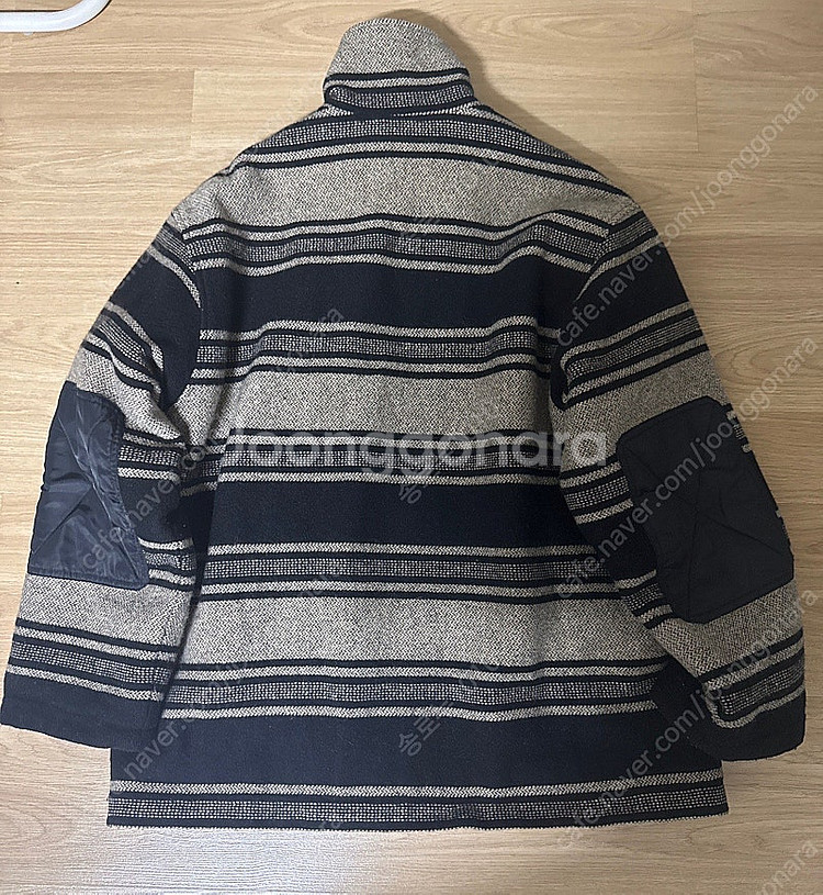 메이폴 스트라이프 퀼팅 자켓 (남녀공용)--1