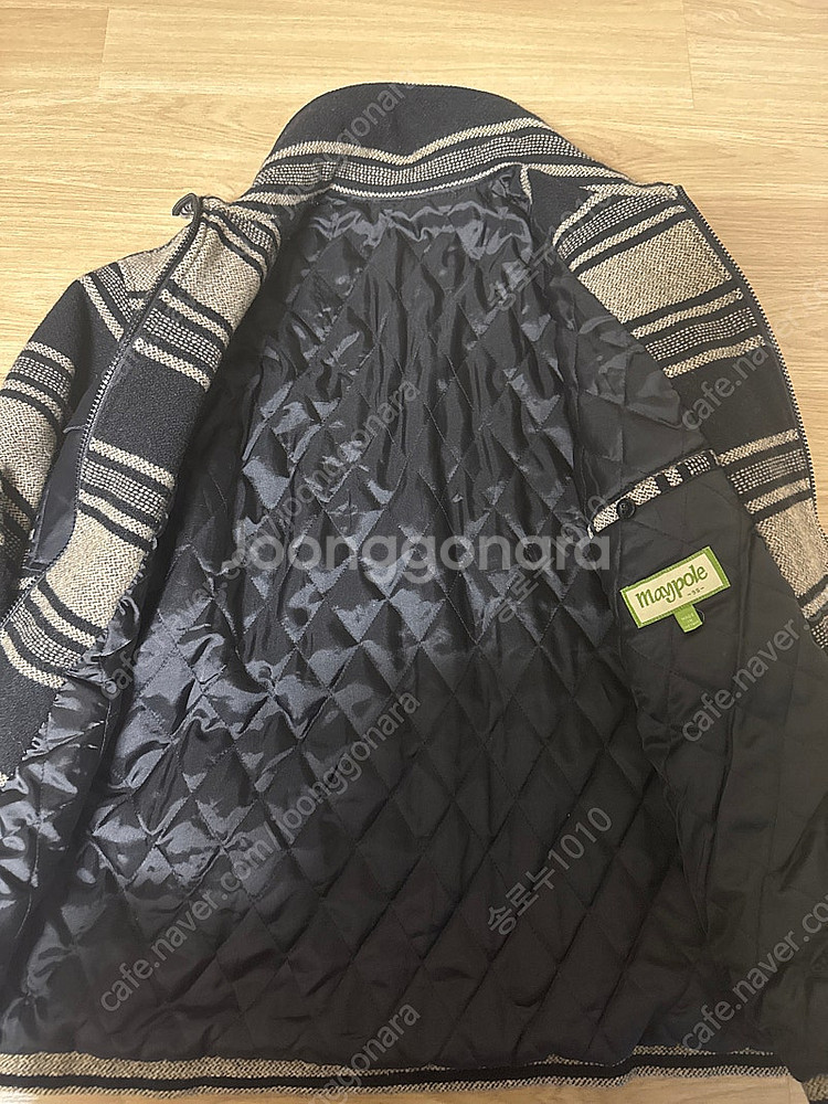 메이폴 스트라이프 퀼팅 자켓 (남녀공용)--2
