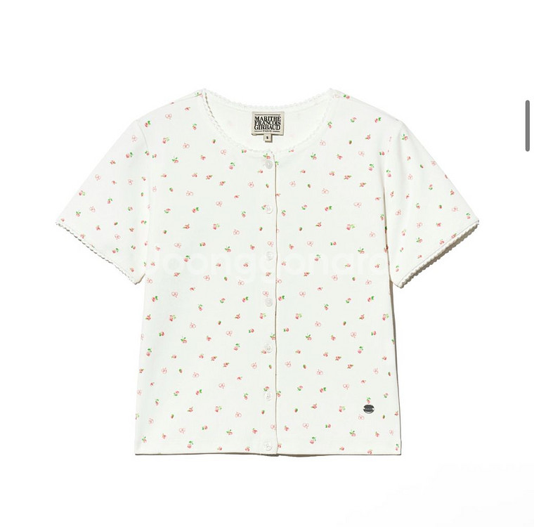 마리떼프랑소와저버 W FLOWER 가디건+티셔츠 세트--2