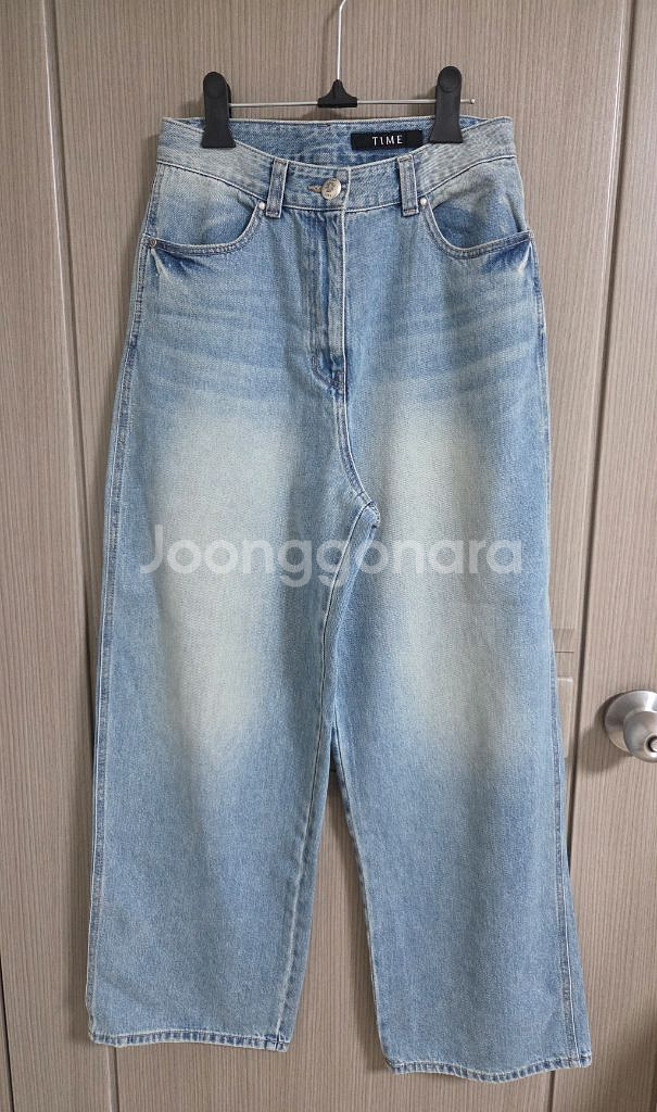타임 워시드 와이드 데님 팬츠44 랑방 마인 더캐시미어--3