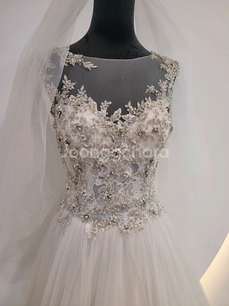 나시형 본식촬영 웨딩드레스--5