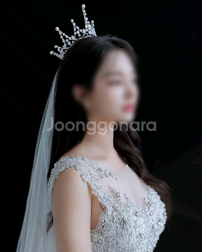 나시형 본식촬영 웨딩드레스--6