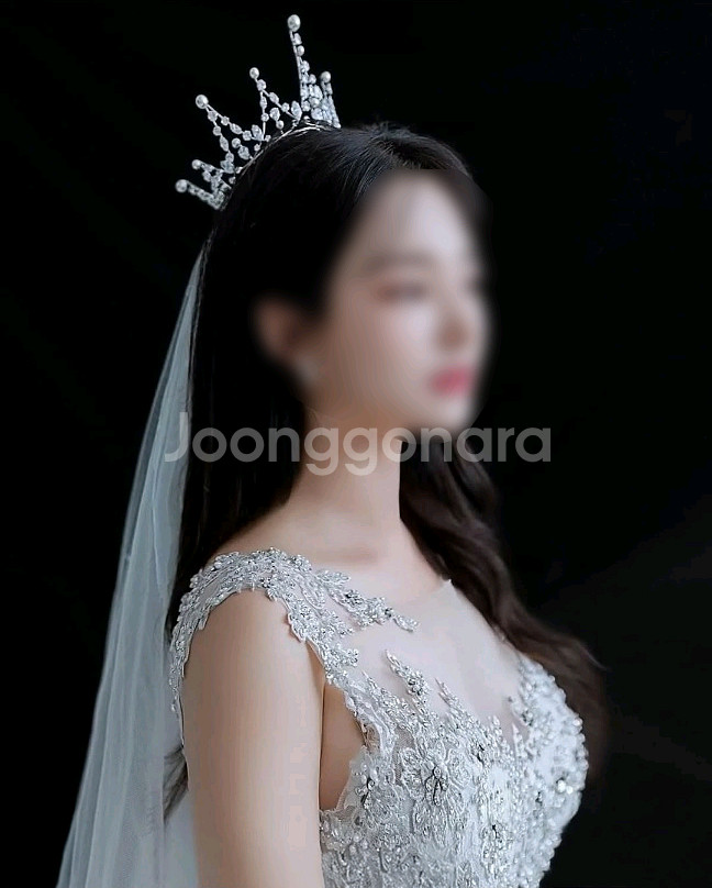 나시형 본식촬영 웨딩드레스--2